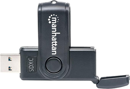 Manhattan Mini Multi-Card Reader/Writer, SuperSpeed USB 3.0, External Card Reader & Writer, 24-in-1, Mobile