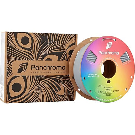 Panchroma PLA Grey 3D Printer Filament, 1.75mm, 1kg Spool, Easy to Print, High Speed Printing, Tangle Free, AMS Compatible, Perfect for Toys, Decor, Miniatures, Models & Cosplay