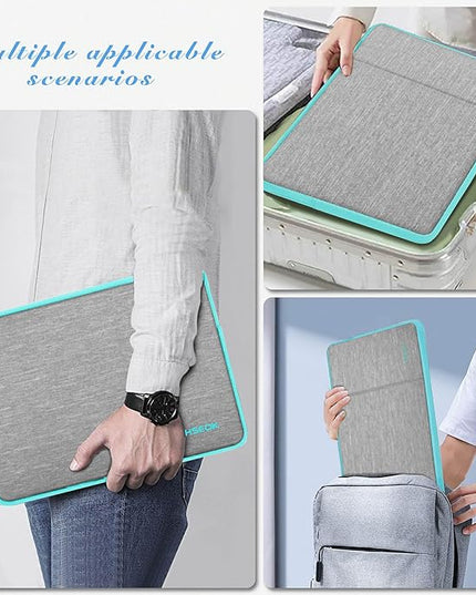 Hseok Laptop Case 13.3 Inch Sleeve Recycled Water Resistant Cover for MacBook Pro 14" M4 M3 M2 M1 and All Model 13.3" Mac Air/Pro, XPS 13 14 and Most Popular 13"-14" Notebooks,L02G02
