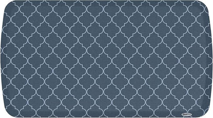 GelPro Elite Premier Anti-Fatigue Kitchen Comfort Floor Mat, 20x36, Trellis Deep Sea Stain Resistant Surface with Therapeutic Gel and Energy-Return Foam for Health & Wellness