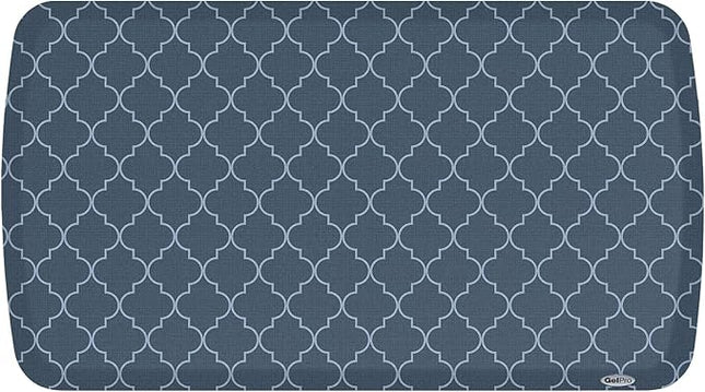 GelPro Elite Premier Anti-Fatigue Kitchen Comfort Floor Mat, 20x36, Trellis Deep Sea Stain Resistant Surface with Therapeutic Gel and Energy-Return Foam for Health & Wellness