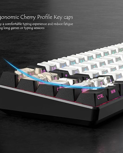 Rainy Japanese Anime Keycaps 60 65 75 100 Percent,Cherry Keycaps130 Keys PBT Dye Sublimation Custom Keycaps Set for Mechanical Keyboard 61/64/75/84/87/104/108 Layout with Key Pulle (Black)