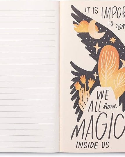 Compendium Softcover Journal - The universe is full of magical things. – A Write Now Journal with 128 Lined Pages, 5″W x 8″H