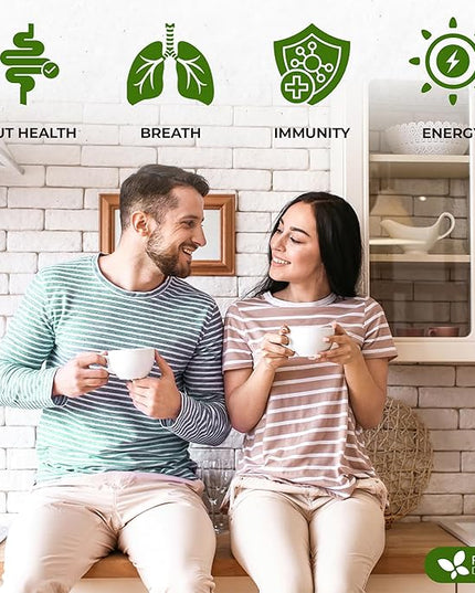 FreshDrinkUS, Premium 30 Tea Bags Glucose Functional Tea – Herbal Blend with Gymnema, Cinnamon, Bitter Melon, Tulsi & More –– Caffeine-Free. Sugar-Free. Gluten-Free. Vegan