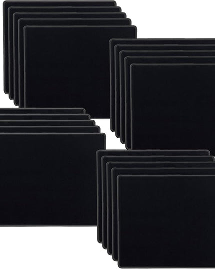 SaiTech IT 20 Pack 2mm Mouse Pad with Stitched Edges Non-Slip Rubber Base, Premium-Textured and Waterproof Mousepads Bulk, Mouse Pad Multipack Mousepad for Computers, Laptop, 8.66 x 7.1 inch