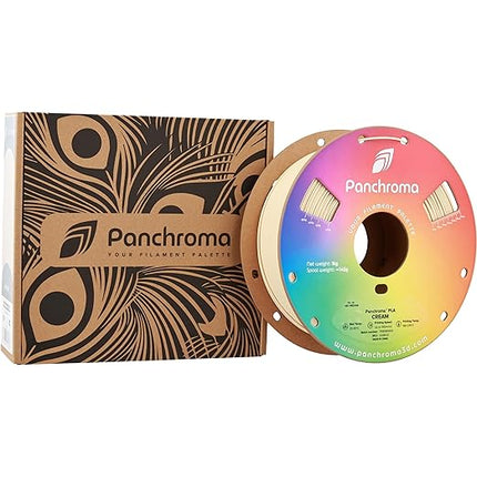 Panchroma PLA Cream 3D Printer Filament, 1.75mm, 1kg Spool, Easy to Print, High Speed Printing, Tangle Free, AMS Compatible, Perfect for Toys, Decor, Miniatures, Models & Cosplay