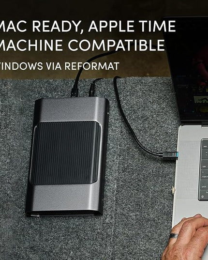 SanDisk Professional 6TB G-Drive Enterprise-Class External Desktop Hard Drive - 7200RPM Ultrastar HDD Inside, USB-C (10Gbps), USB 3.2 Gen 2, Mac Ready - SDPHF1A-006T-NBAAD