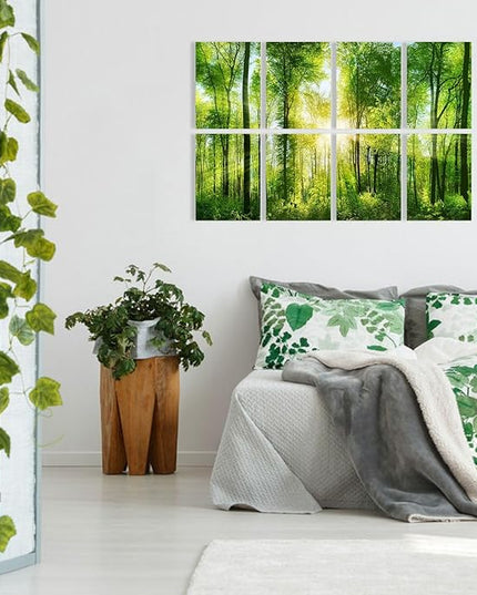 YPY Sound Proofing Panels for Walls: 8 Pack 48"x32" Decorative Art Acoustic Panel Sound Dampening Panels Absorbing Treatment
