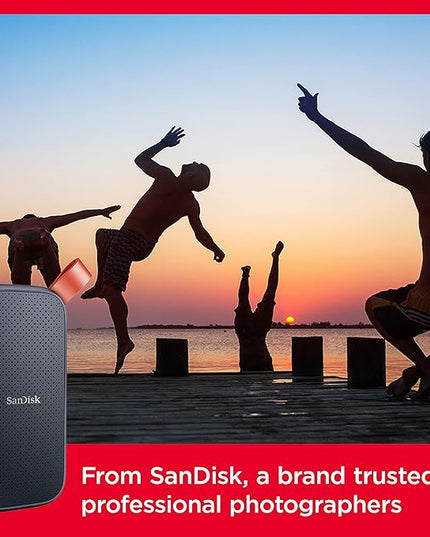SanDisk 1TB Portable SSD - Up to 800MB/s, USB-C, USB 3.2 Gen 2, Updated Firmware - External Solid State Drive - SDSSDE30-1T00-G26