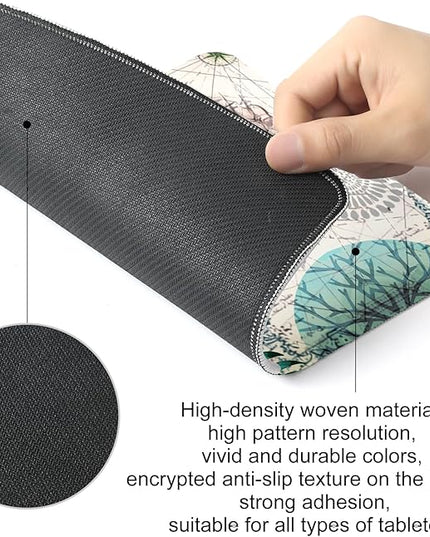 Sea Turtle Square Mouse Pad,Non-Slip Rubber Base Mouse Pad,Home Office Decoration Desktop Accessory,Laptop Mouse Pad for Office Laptops,9.4x7.8x0.12inch 3