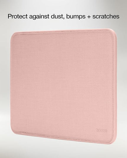 Incase ICON Sleeve with Woolenex - MacBook Air 13 inch Case - 2025, 2024, 2023, 2022, M4, M3, M2 - Fitted MacBook Case, Laptop Sleeve, Hard Cover, Durable, Lightweight - Blush Pink