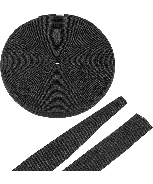 MECCANIXITY Braided Cable Sleeves Heat Shrinkable Fabric Sleeving, 5/16" 33ft Black 2:1 Ratio Heat Shrinkable Cord Protector for Harness Cable, Network Cable Protection, Cable Management