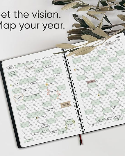 2026 Planner Weekly and Monthly – Hourly Appointment Book 2026 – Softcover, Twin-Wire Binding – Teacher Planner, Simple Design for Productivity - January 2026 to December 2026, 6.5 x 8.5