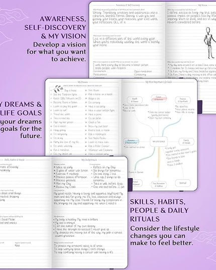 Legend Planner Hourly Schedule Edition – Deluxe Weekly & Daily Organizer with Time Slots. Time Management Appointment Book Journal for Work & Personal Life, Undated, A5 Hardcover – Purple, Debossed
