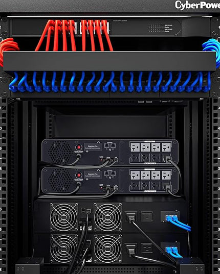 CyberPower CP2000PFCRM2U PFC Sinewave UPS Battery Backup and Surge Protector, 2000VA/1200W, 8 Outlets, AVR, Short Depth 2U Rackmount, UL Certified