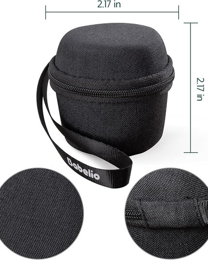 Babelio Portable Travel Case for Babelio Pocket Mini White Noise Machine, Double Stitch Zipper - Perfect for Traveling (CASE ONLY - Textile Black)