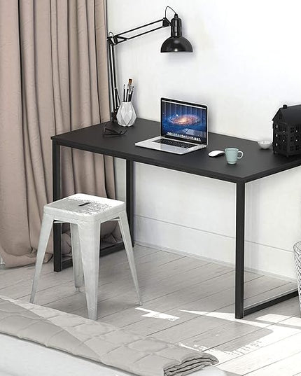 SHW Mission 48-Inch Home Office Computer Desk, Black