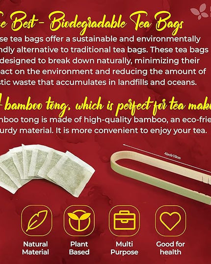 FreshDrinkUS, Premium 140 Hibiscus Flowers Tea Bags, 100% Natural, Handmade & Pure from Hibiscus Flowers. No Sugar/Caffeine/Gluten, Vegan. Tart & Refreshing, Hot or Ice Tea, Great For All Seasons