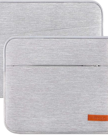 Lacdo Laptop Sleeve Case for 13 inch Microsoft New Surface Pro 11th Copilot+PC, Surface Pro 10/9/8/X/7/6/5, 12.4 inch Microsoft Surface Laptop Go 3/2/1 Shockproof Water-Resistant Computer Bag, Gray