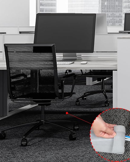 WILLBOND Carpet Cord Cover Cable Protector Floor Cover Cable Protector Management Only for Commercial Office Carpet(39.37 ft,Grey)
