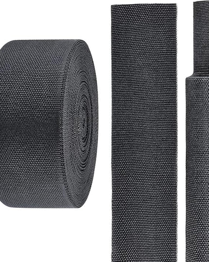 2 in 1 Heat Shrink Braided Sleeving Fabric Tubing-Ideal fit Irregular Shape Hose/Cable/Wire (1-3/8"(34mm), 32FT)