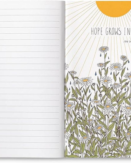 Compendium Softcover Journal - There is always hope… – A Write Now Journal with 128 Lined Pages, 5”W x 8”H