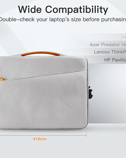 JETech Laptop Sleeve for 13-14Inch MacBook Air/Pro (M5/M4/M3/M2/M1,2020-2025), Waterproof Bag with Portable Handle and Pocket