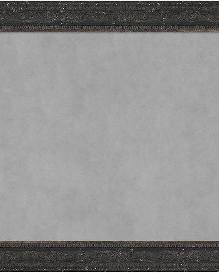 Amanti Art Black Framed Magnetic Board 25x29 Medium Vision Board for use with Magnets, 100% Metal Sheet to Display Items as Office Decor or for Home Organization in mudroom, Kitchen or Kids Room