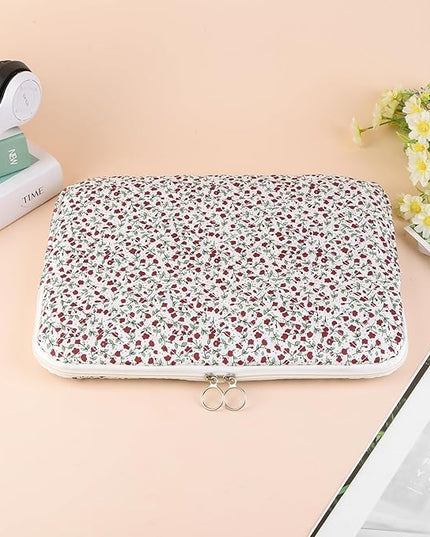 Floral Laptop Sleeve Bag Laptop Sleeve Tablet Case for Laptops Tablets (11-inch)