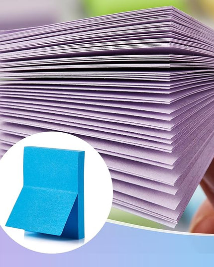 (40 Pads) Sticky Notes 1.5x2 in, 16 Colors Post Self Stick Pad Its, Clean Removal Colorful Mini Pads Bulk for Office, Home, School,Teachers, Meeting, Notebooks