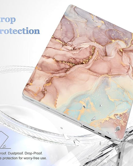 May Chen Case for MacBook Pro 14 inch, Models A2442 A2779 A2918 A2992 A3401 A3185 A3112 A3434, M1 M2 M3 M4 M5 Chip (2021-2025 Release), Plastic Hard Shell Case with Keyboard Cover, Abstract Textures