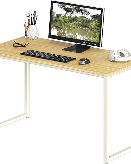SHW Mission 40-Inch Home Office Computer Desk, Oak