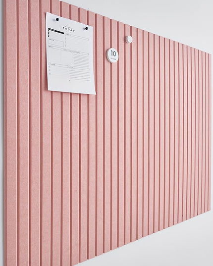 Large Bulletin Board 48"x36" - Office Wall Organizer to Replace your Old Cork Boards for Walls for Office Decor - 12-pack Felt Wall Panels for Use in Home Office Decor, Classroom Decor (Coral)