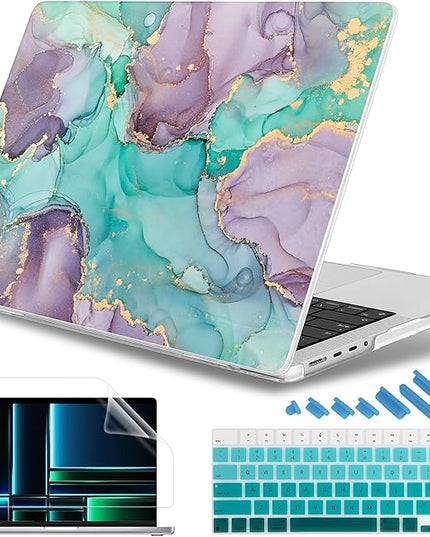 May Chen Case for MacBook Pro 14 inch, Models A2442 A2779 A2918 A2992 A3401 A3185 A3112 A3434, M1 M2 M3 M4 M5 Chip (2021-2025 Release), Plastic Hard Shell Case with Keyboard Cover, Artistic Painting