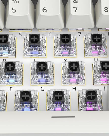 Kailh Box Black Switches for Mechanical Keyboard,3-Pin 60gf Linear/Factory Lubed/Dust&Waterproof Switches(Kailh Box Black,108Pcs)