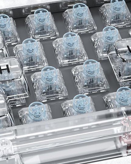 Kailh Box Jellyfish PRO Fully Transparent RGB Linear Mechanical Keyboard（Dream Jellyfish 36pcs）