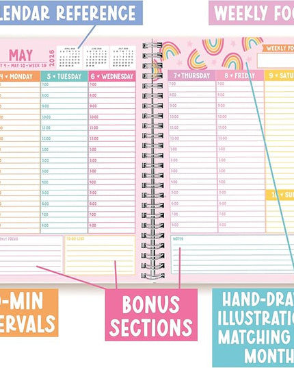 Hourly Appointment Book 2026-2027 - Appt Book 2026, Hourly Daily Weekly Monthly 2026 Appointment Planner, Schedule Planner, Scheduling Books, Appointments Calendar Home Office Business