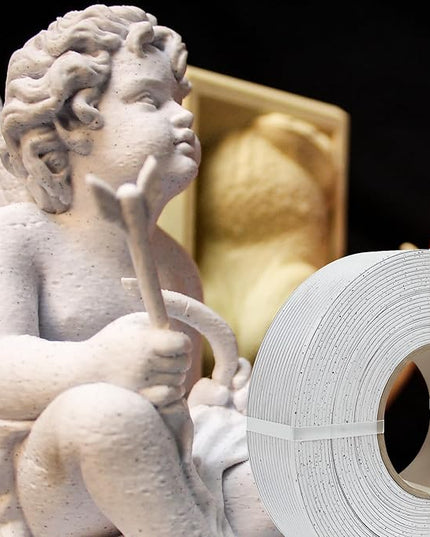 Polymaker Panchroma Refill Spool Marble White PLA 3D Printing Filament Refill, Compatible with All Reusable Spools and All Major FDM 3D Printers, Tangle-Free, Vibrant Colors, 1.75mm 1kg