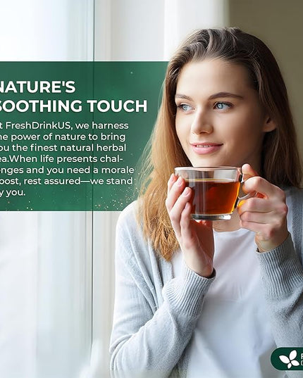 FreshDrinkUS, Oregano Leaf Tea | 75 Tea Bags – Pure Herbal Infusion from Origanum vulgare - Naturally Bold & Aromatic Flavor - Premium Quality, Sustainably Sourced. Vegan