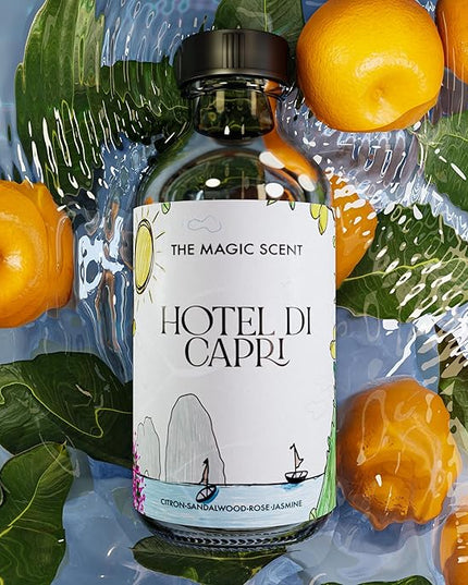 The Magic Scent Hotel Di Capri Hotel Scent Diffuser Oil - Cold-Air & Ultrasonic Fragrance Oil for Diffuser Inspired by Capri, Italy - Essential Oils for Diffusers Aromatherapy (500 ml)