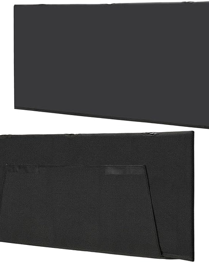 Under Desk Privacy Panel 47 in. Wide Modesty Panel for Desk - 17 in. Tall Desk Skirt for Office Desk with Cable Management Net Perfect for 48 in. Work Station