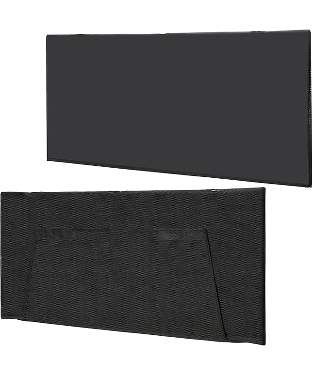 Under Desk Privacy Panel 47 in. Wide Modesty Panel for Desk - 17 in. Tall Desk Skirt for Office Desk with Cable Management Net Perfect for 48 in. Work Station