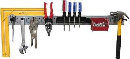 Wall Control Metal Pegboard Strip - Galvanized Pegboard