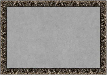 Amanti Art Black Framed Magnetic Board 29x41 Large Vision Board for use with Magnets, 100% Metal Sheet to Display Items as Office Decor or for Home Organization in mudroom, Kitchen or Kids Room
