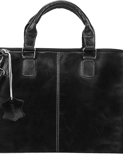Pitaara Genuine Leather Women's Laptop Bag For Laptops Size 14"