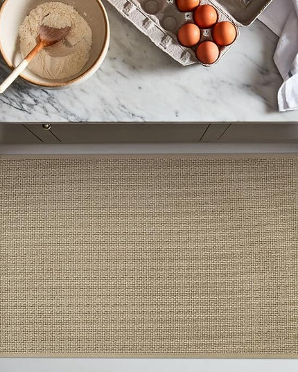 Artoid Mode Washable Non Slip Rubber Backing Kitchen Rugs Doormat, Absorbent Kitchen Floor Mats Front of Sink Kitchen Mats for Floor Home Decor 24x35 Inch
