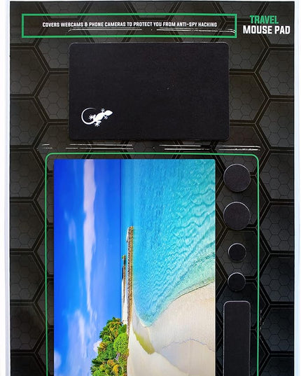 Adhesive Mouse Pad - Peel and Sticks to Any Surface - Travel Mouse Pad, Sticky for Any Surface - Excellent Tracking - Beach Soft Sand