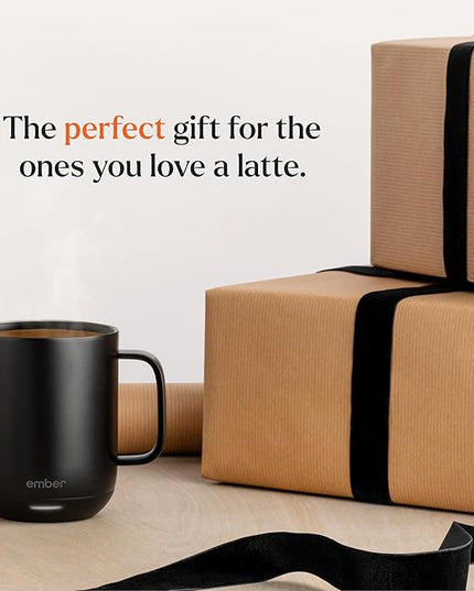 Ember Temperature Control Smart Mug 2, 14 Oz, App-Controlled Heated Coffee Mug with 80 Min Battery Life and Improved Design, Black