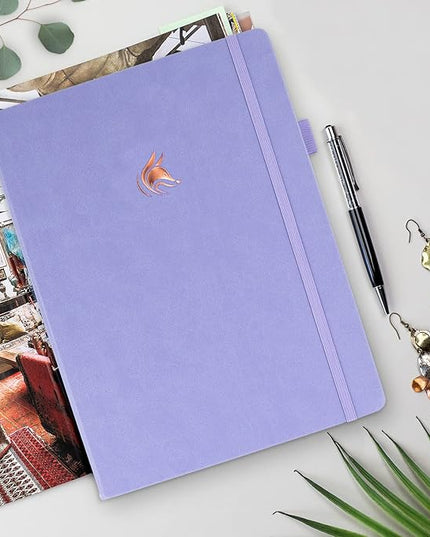 Clever Fox Planner Pro Premium – Luxurious Weekly & Monthly Planner with Budget Organizer for Productivity & Goals, Undated, A4 (Lavender)