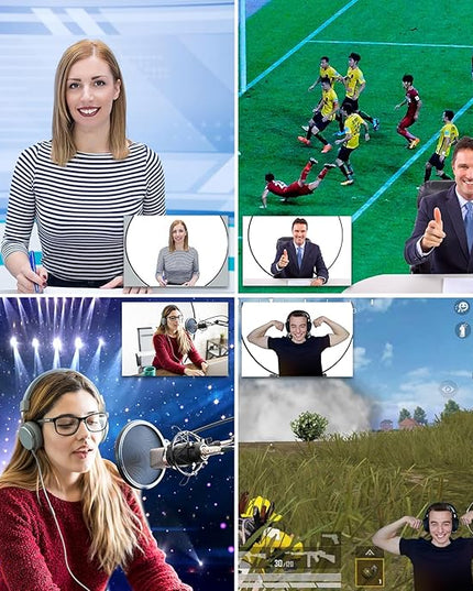 Portable White Screen Chair, 57 in BlueBackdrop with Stand Double Sided Foldable Screen Background, Chroma Key, Blue Backdrop for Chair Photography Streaming Gaming Photo Zoom Video Chats and Meeting